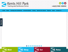 Tablet Screenshot of kentshillpark.com